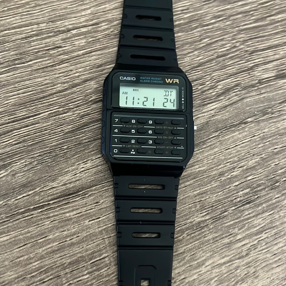 Casio WR Calculator Watch